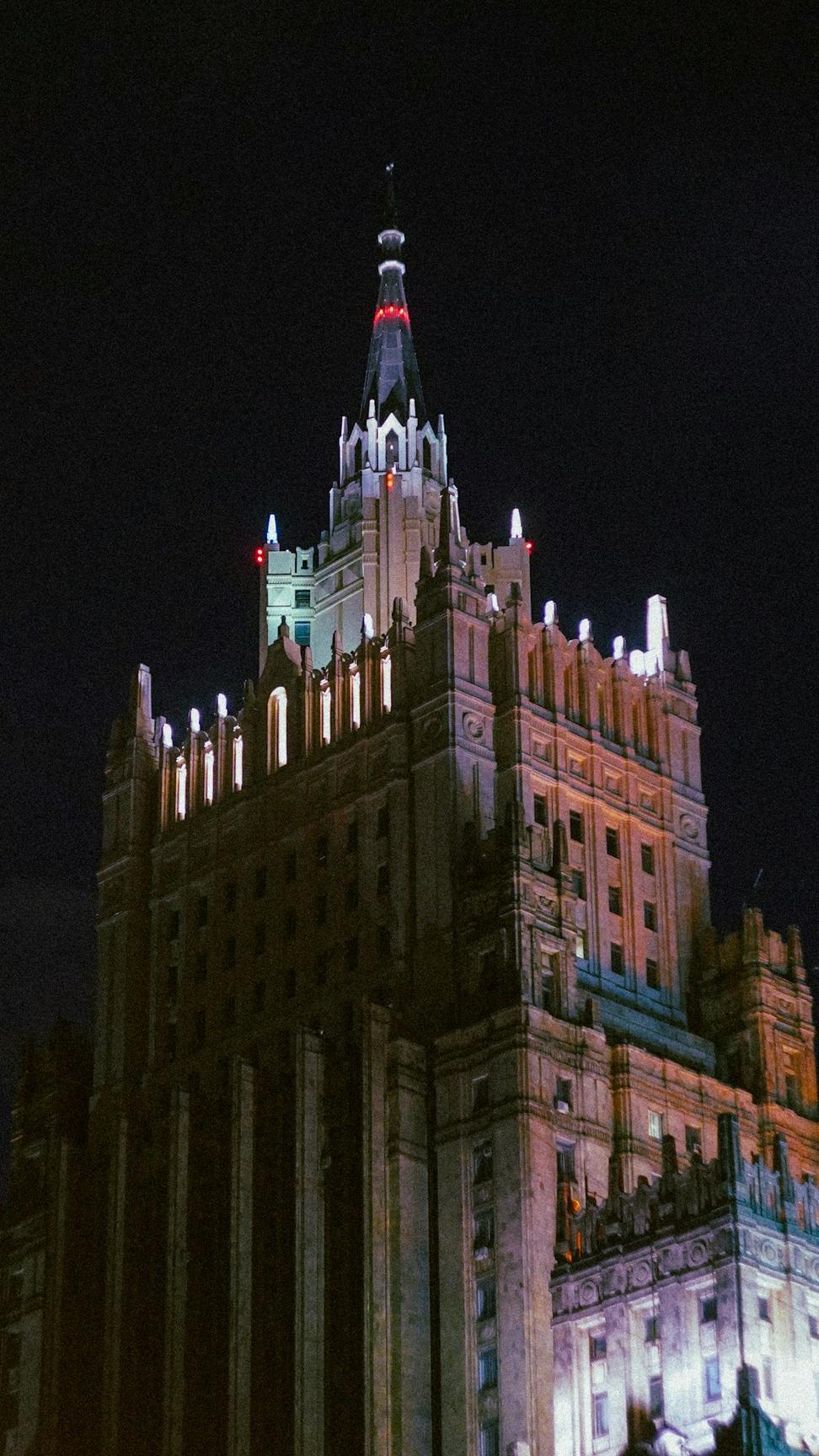 Blightshard Odyssey at night